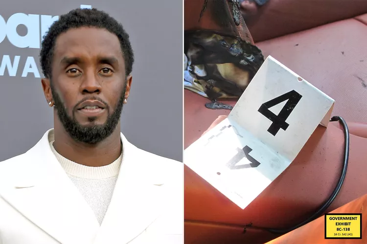 Prosecutors Drop Photos of Kid Cudis Firebombed Porsche in Diddy Trial