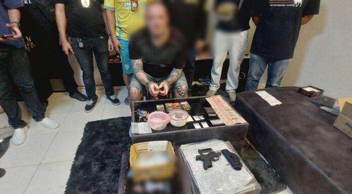 German bar manager in Pattaya arrested with 427 grams of cocaine and a firearm