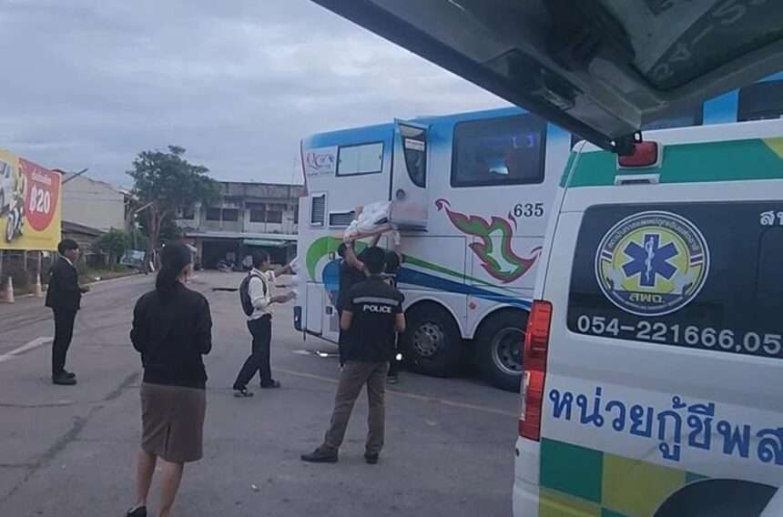Man Dies Unnoticed on Long Bus Trip to Lampang