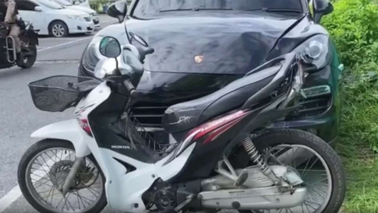 Porsche Driver Kills Motorcyclist in Songkhla Family Seeks Justice