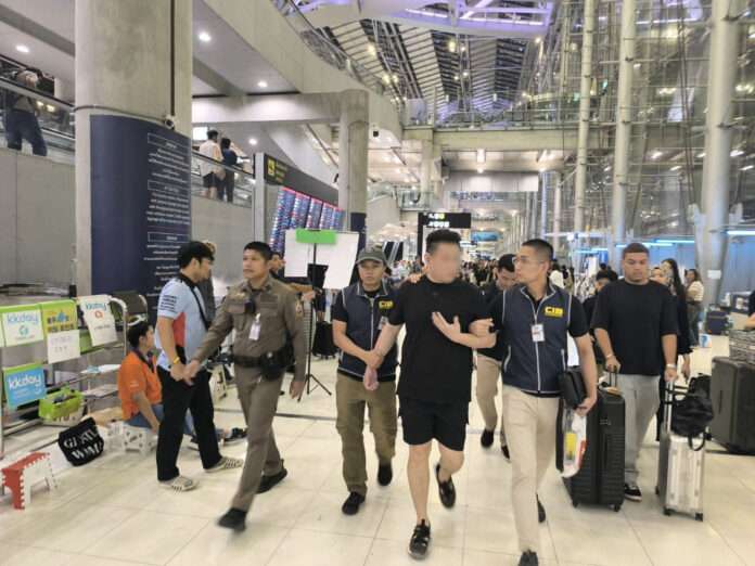 Singaporean Arrested at Suvarnabhumi for Human Trafficking