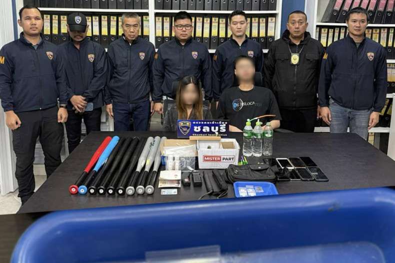 Taiwanese Man Arrested in Pattaya Drug Weapon Bust