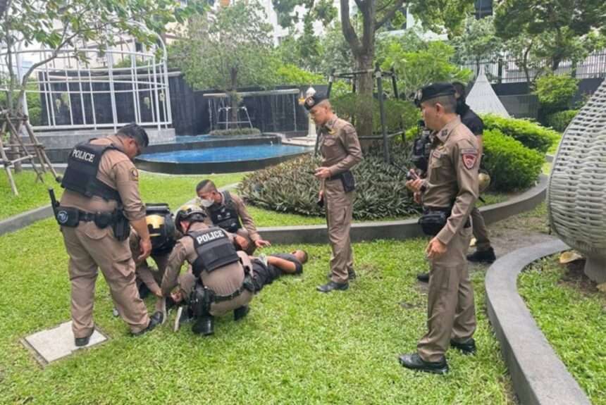 Armed Suspect Shoots Two Police Officers in Bangkok