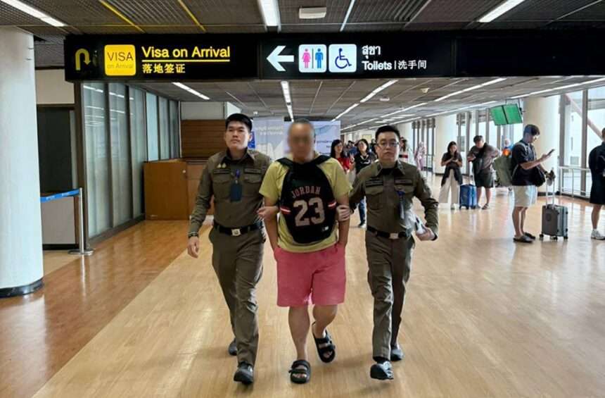 Chinese Fraud Suspect Caught at Don Mueang Airport