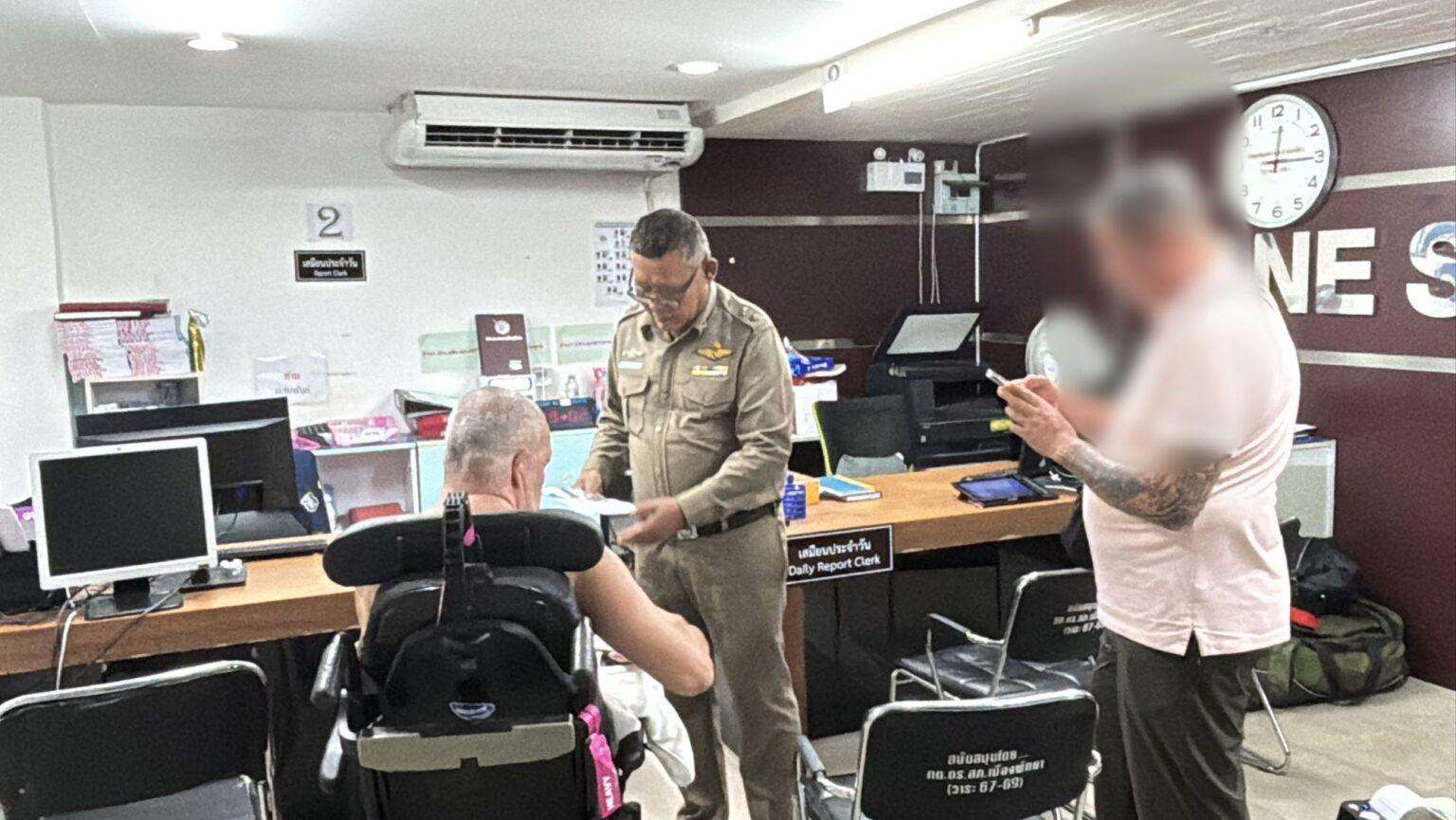 Disabled British Man Robbed by Friends in Pattaya