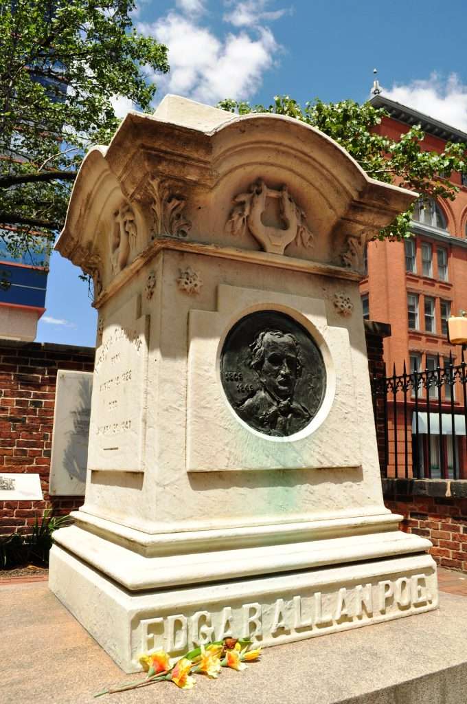 EdgarAllanPoeGrave stone