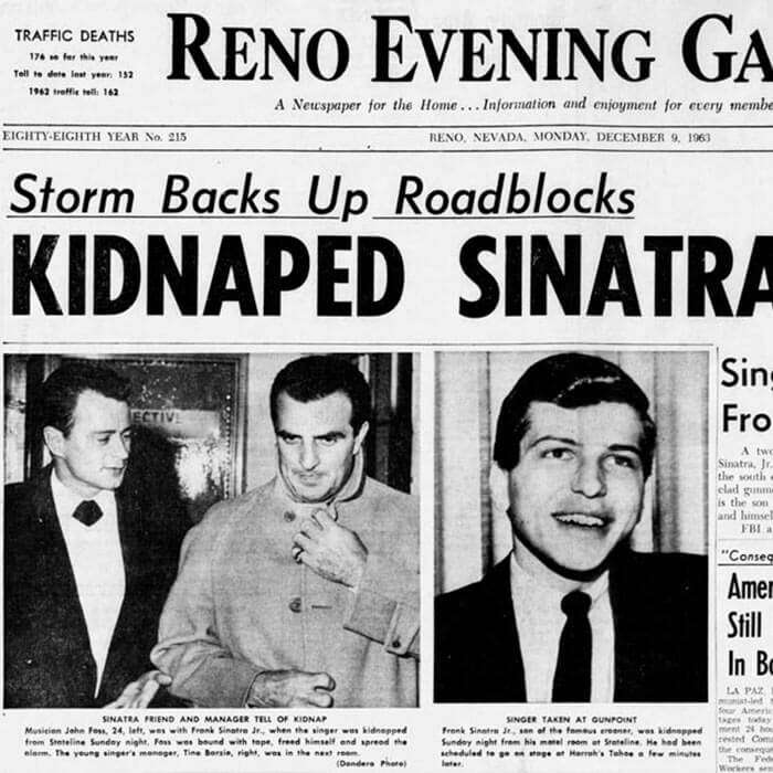 Frank Sinatra Jr. Was Kidnapped