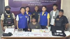 Major Drug Dealer Arrested in Pattaya Large Meth Seized