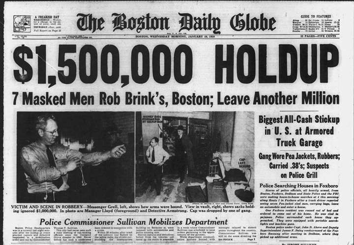 The 1950 Brinks Robbery money