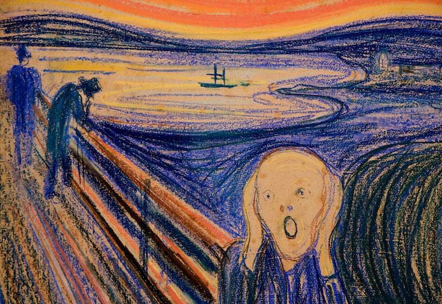 The 2004 Theft of The Scream Shocks the World wow