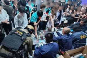 Bangkok Police Raid Unlicensed Pub, Seize Drugs