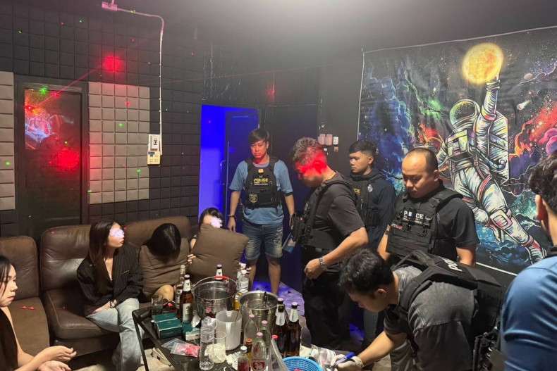Khon Kaen karaoke bar raided in drug party bust
