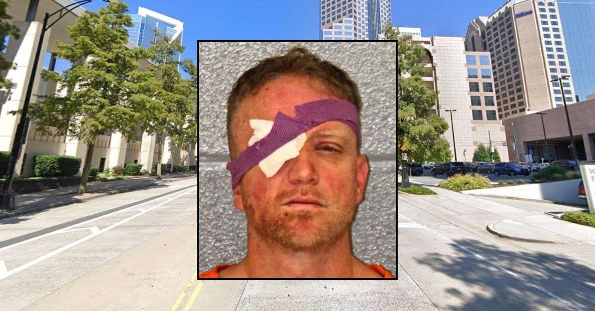 Man Attacks Bar Patron with Machete Brass Knuckles