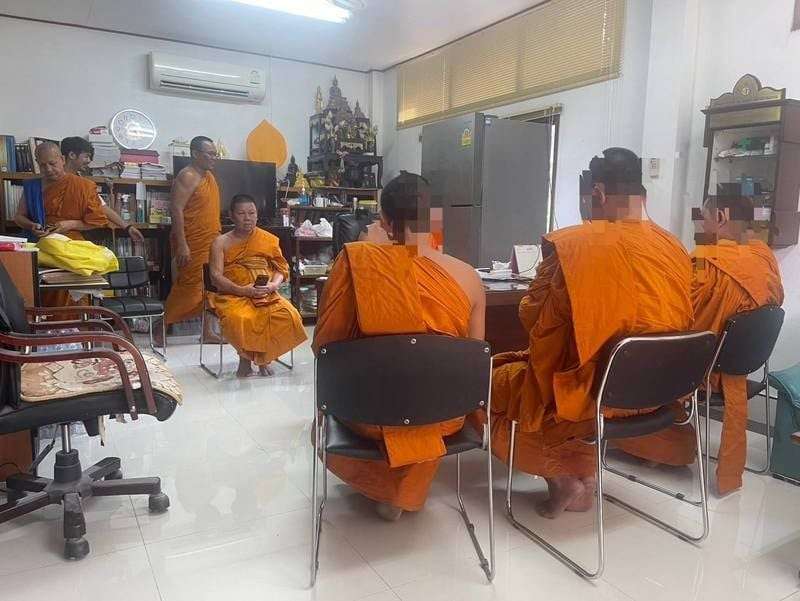 Phuket Monks Caught Using Meth in Temple Drug Raid