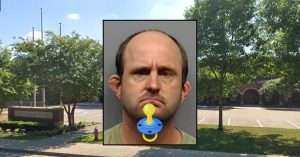 Texas Man in Diaper Confronts Girls at School