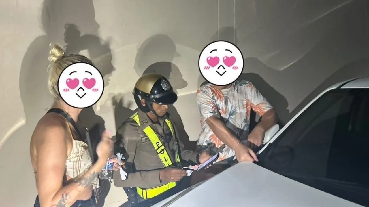 Phuket Police Arrest Foreigner for Pickup Drifting