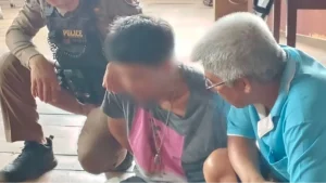 Thai Man Meditates Beside Mother After Fatal Attack
