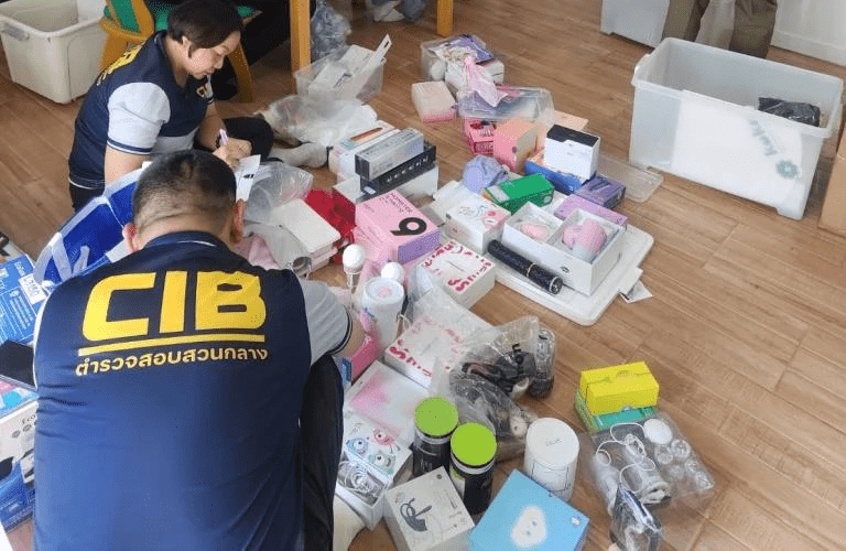 Thailand police bust fake lubricant sex toy ring